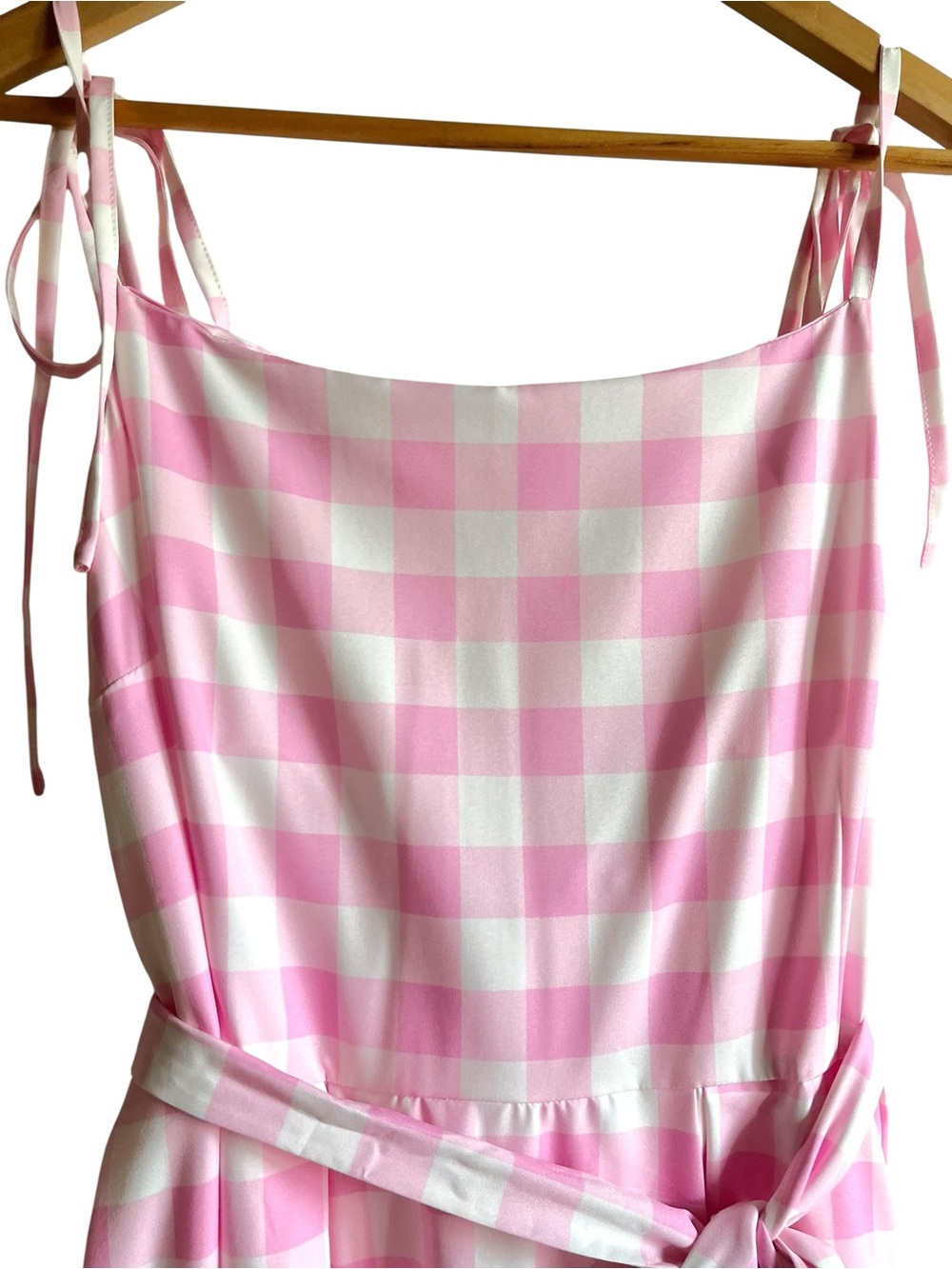 Barbie Movie Pink Gingham Barbiecore Fit & Flare Dress XXL Costume - Picture 3 of 15